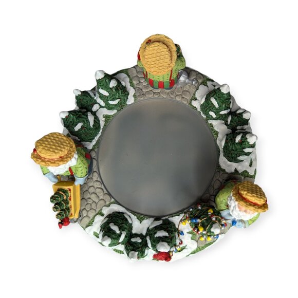 The White Barn Candle Co Christmas Trees w/Santa Jar Candle Holder - Picture 2 of 10